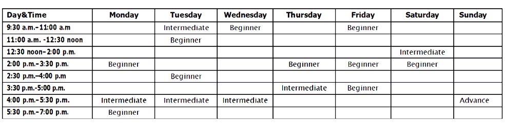 EN / Bilkent University – Sports Courses