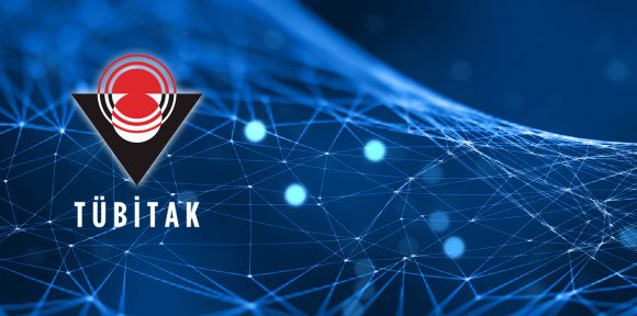Abstract network background with low poly design with connecting lines